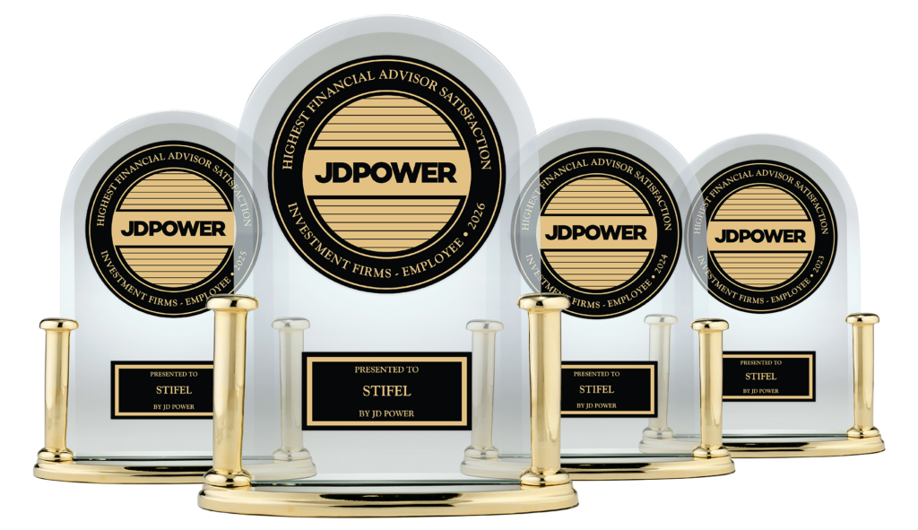Stifel ranks No. 1 in J.D. Power study for fourth straight year (2023–2026).